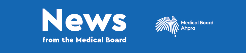 Medical Board newsletter banner